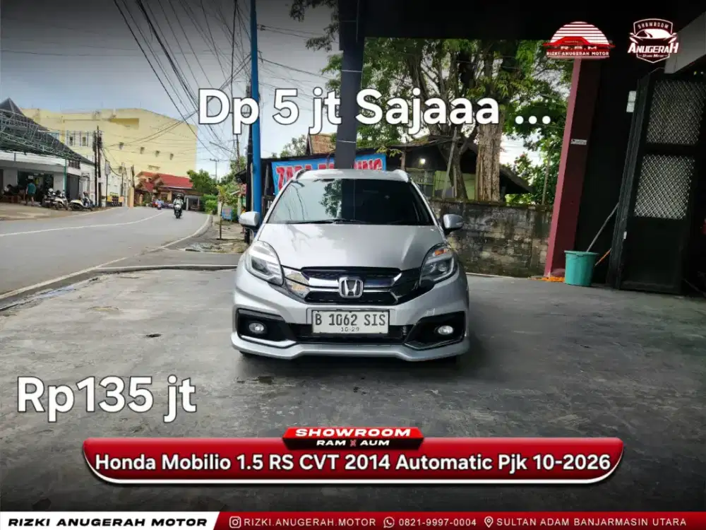 Dp 5 jt sajaa Honda Mobilio 1.5 RS CVT 2014 Automatic AT