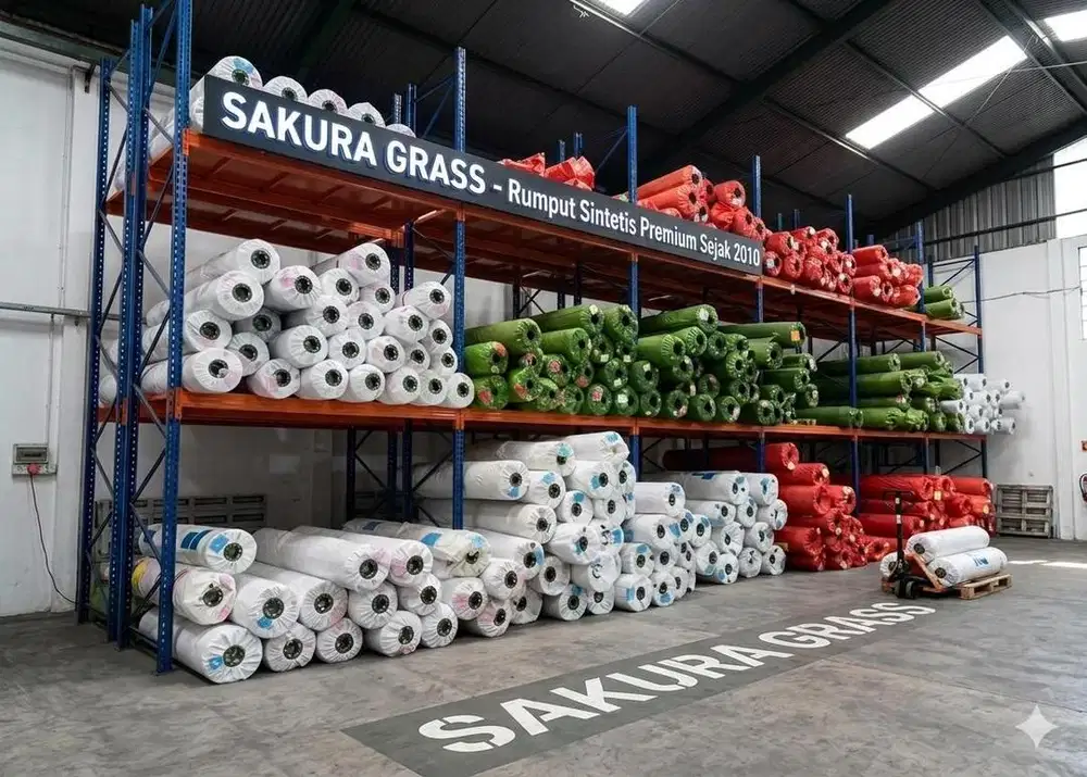 Grosir 1 Roll Rumput Sintetis Tebal 3 Cm Gratis Pengiriman Lalamove