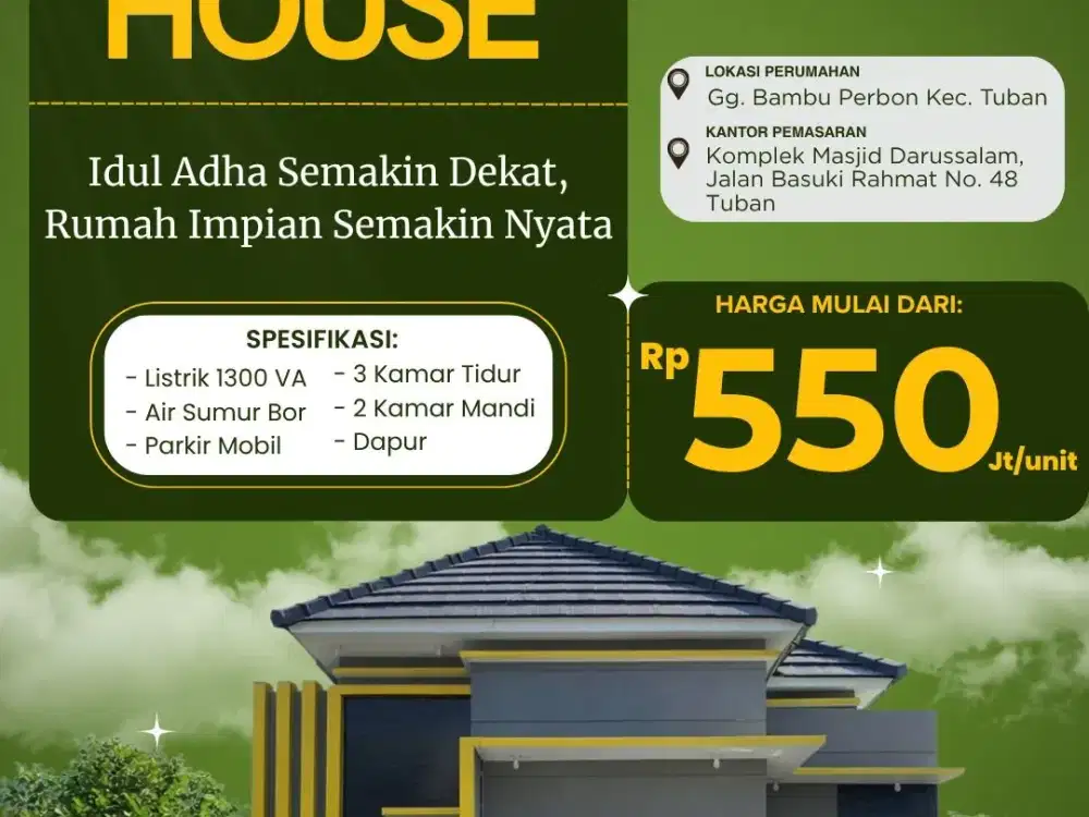 BGF House Hadir di Tengah Kota Tuban