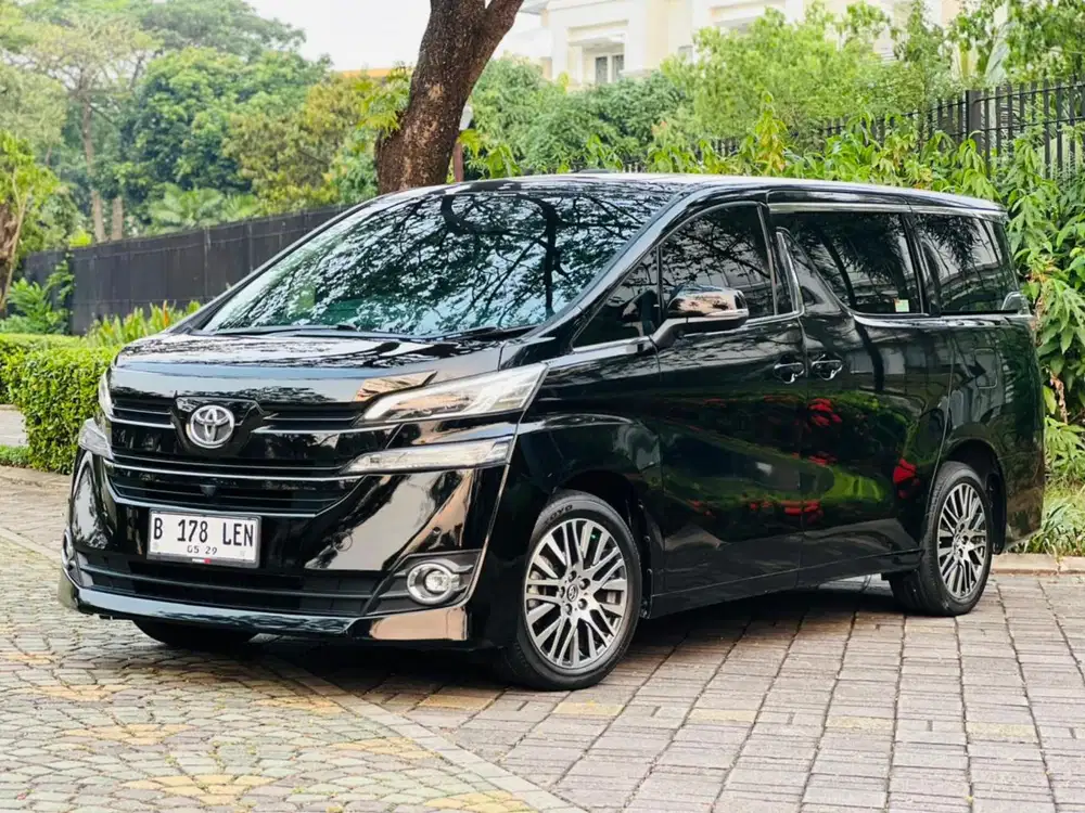PAKET KREDIT DP15JT |VELLFIRE 2.5 G AT BENSIN 2017 HITAM ATPM 2018