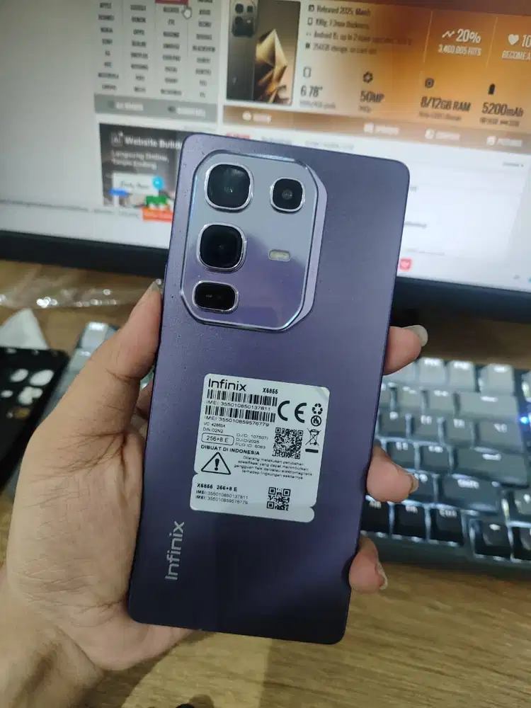 Infinix Note 50 Pro 8/256Gb Purple Normal