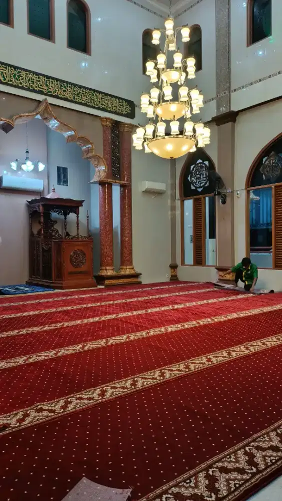 JUAL!!! KARPET MASJID SEMI IMPORT TEBAL