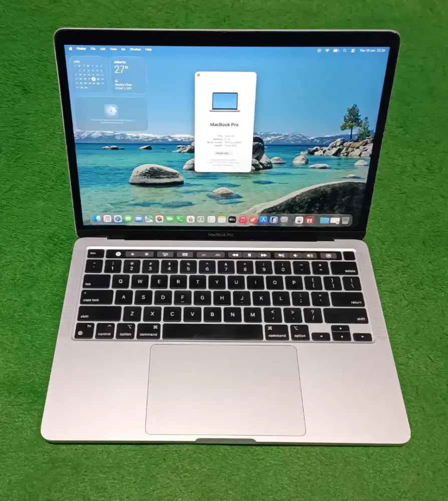 Apple MacBook Pro M1 2020 M1 8/256 Silver Touchbar Murah