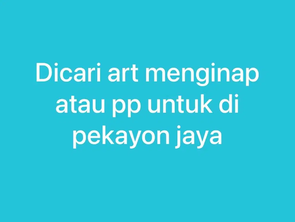 Dicari art dipekayon