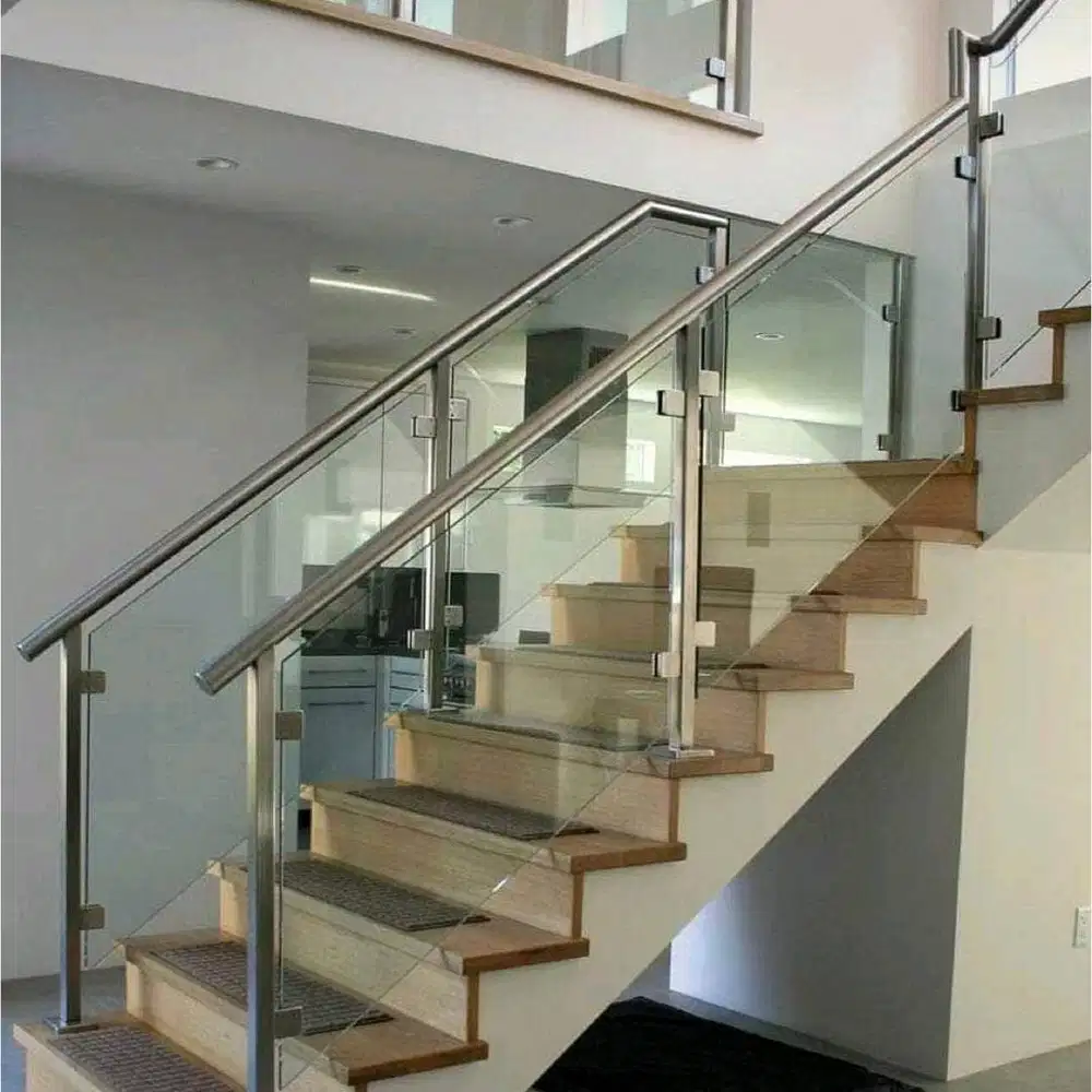 railing tangga kaca minimalis
