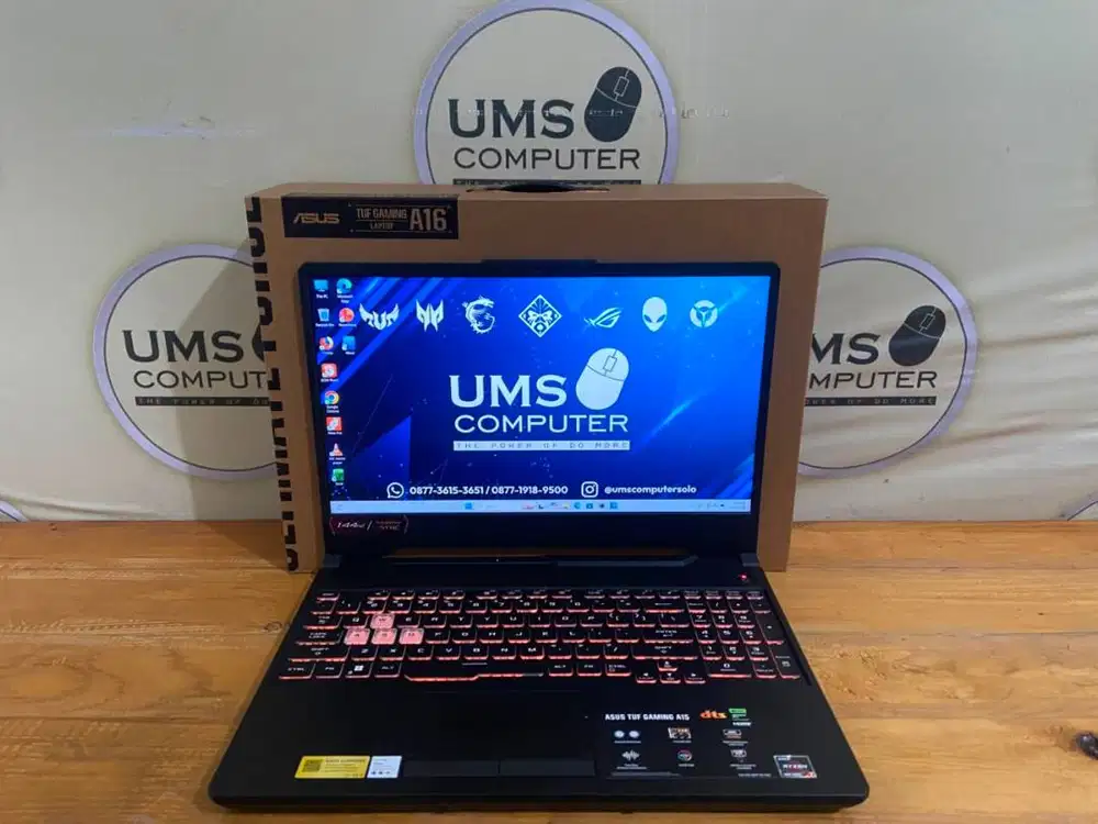ASUS TUF FA506NCG AMD RYZEN 7 7445HS Ram 8GB SSD 512GB RTX 3050