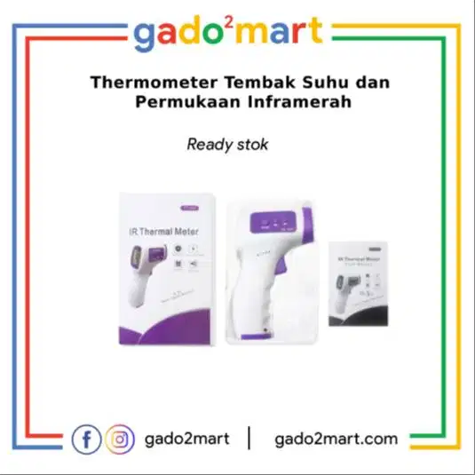 Thermometer Tembak Suhu dan Permukaan Inframerah