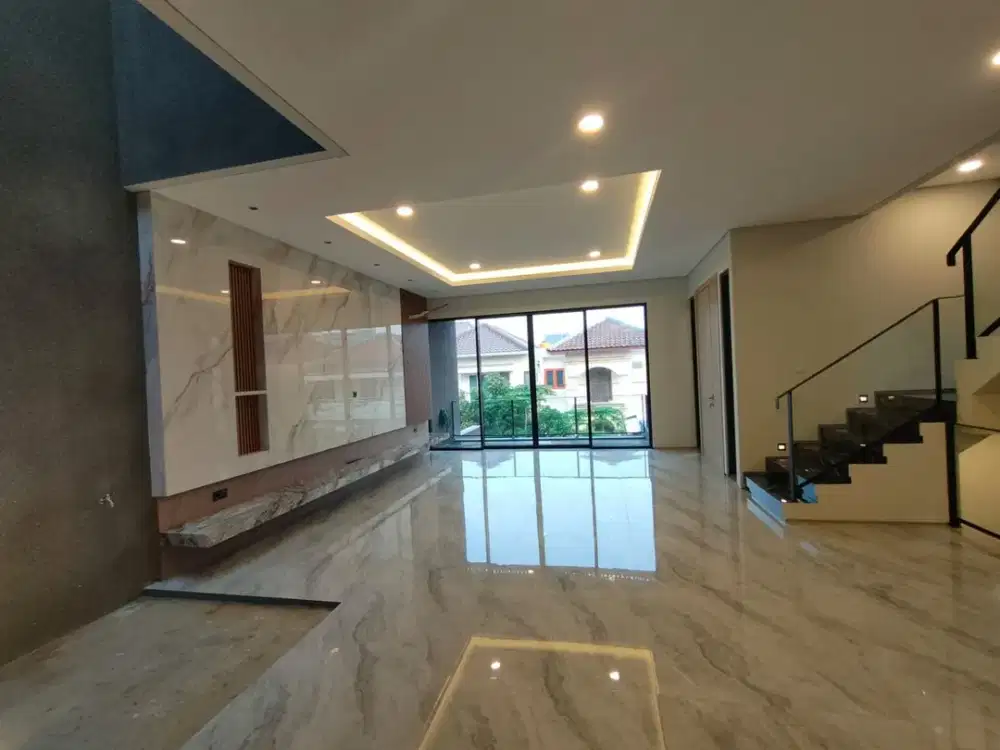 Rumah 3 Lantai Modern Tropis di Kawasan Elit Permata Buana, Kembangan - Hunian Eksklusif