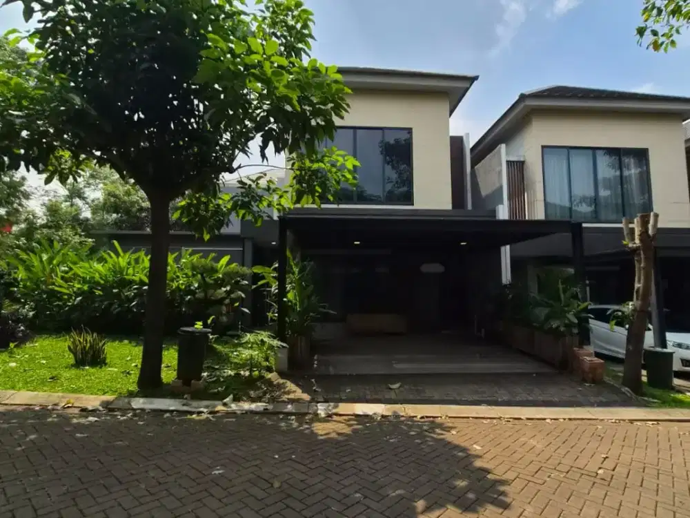 Dijual Rumah Modern Posisi Hoek Siap Huni Lokasi Strategis Dekat Fresh Market Bintaro di Discovery Bintaro Tangsel Lr-18501