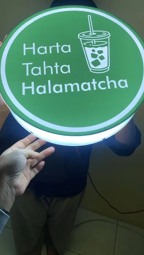 Neon Box Akrilik 1 sisi Murah