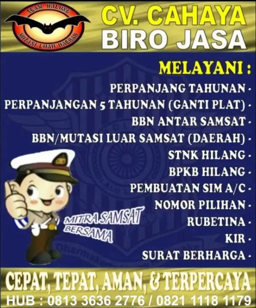 Biro Jasa Perpanjangan Stnk