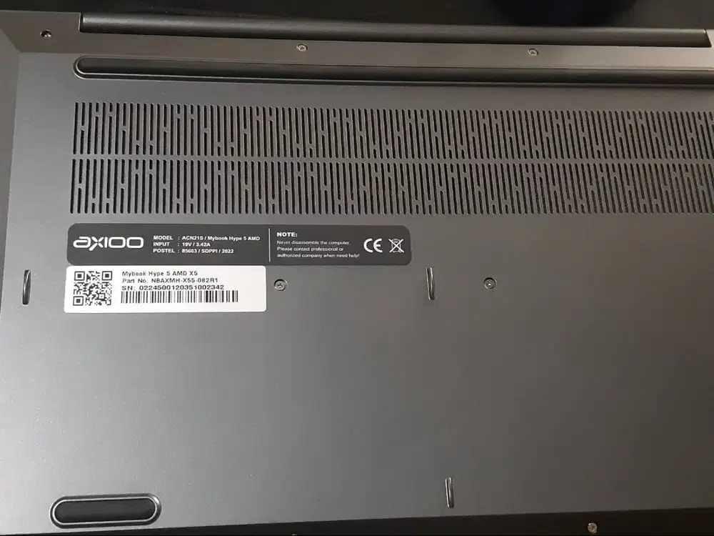 Jual Cepat  Laptop Axioo Mybook Hype X5 Special Edition Like New