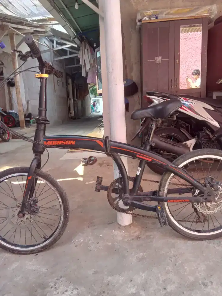 Sepeda lipat meret marison untuk2 SD smpy dewasa
