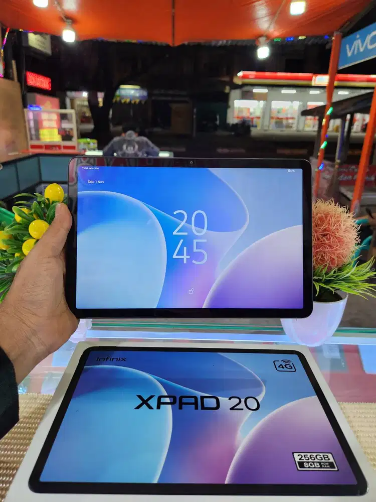 Infinix Xpad 20 Ram 8+8Gb/ 256Gb Fullset Mulus Original 100% Bergarans