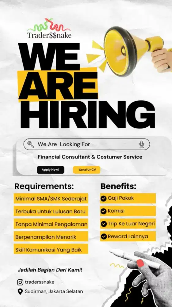 Lowongan kerja customer service & public relations