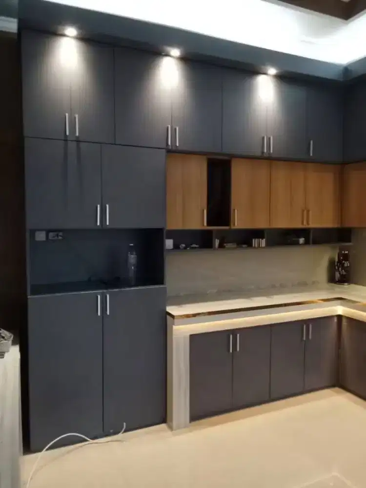 kitchen set interior sudut dapur yang segar