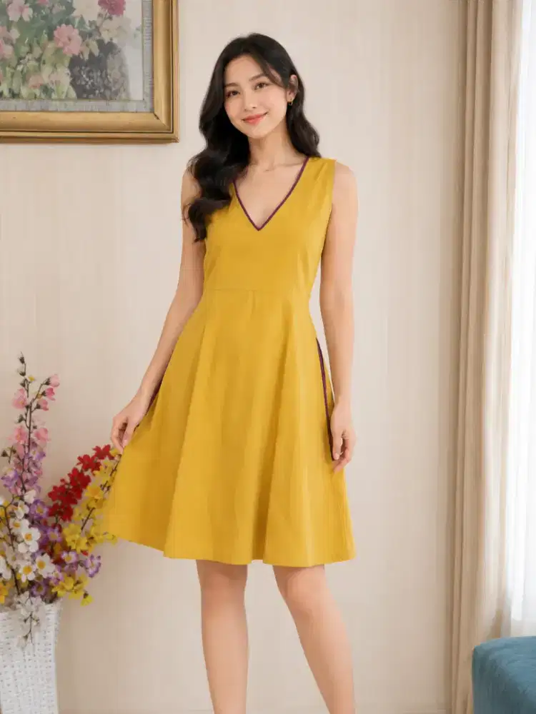 Dress Yellow cantik