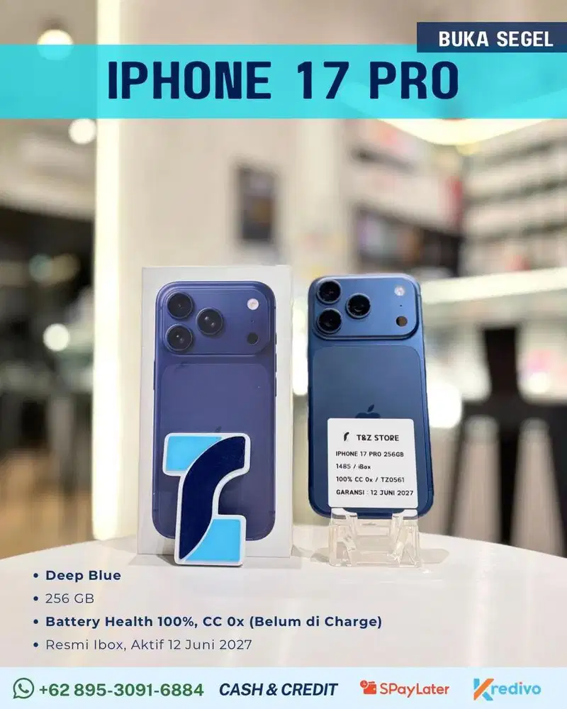 IPHONE 17 PRO 256GB - DEEP BLUE