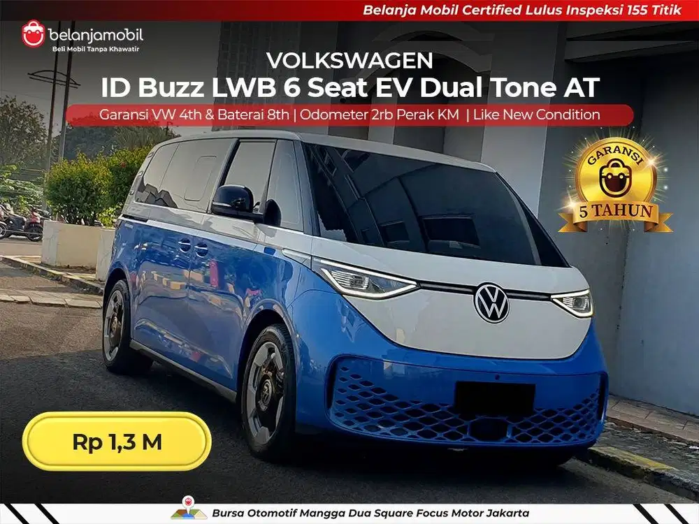 [ LOW KM 2RB ] Volkswagen VW ID Buzz LWB 6 Seat EV Dual Tone 2025 2026