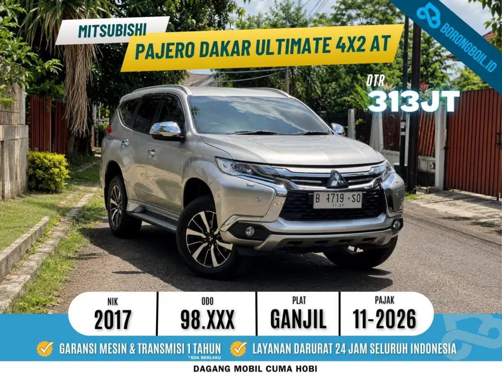 Mitsubishi Pajero Sport Dakar Ultimate 4x2 AT 2017 Silver 2018 VNT TRD