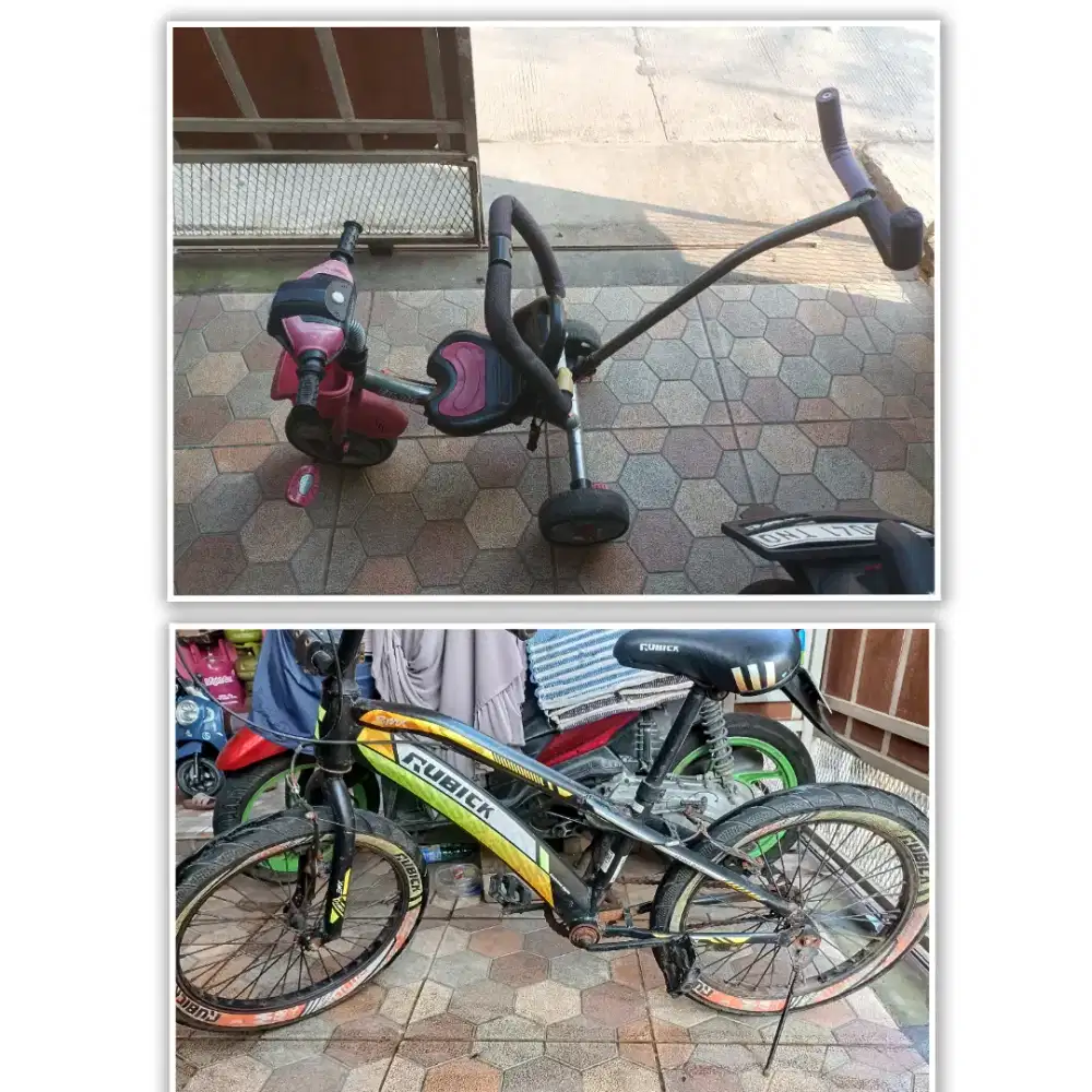 Sepeda anak roda 3 family dan sepeda BMX 16 inch