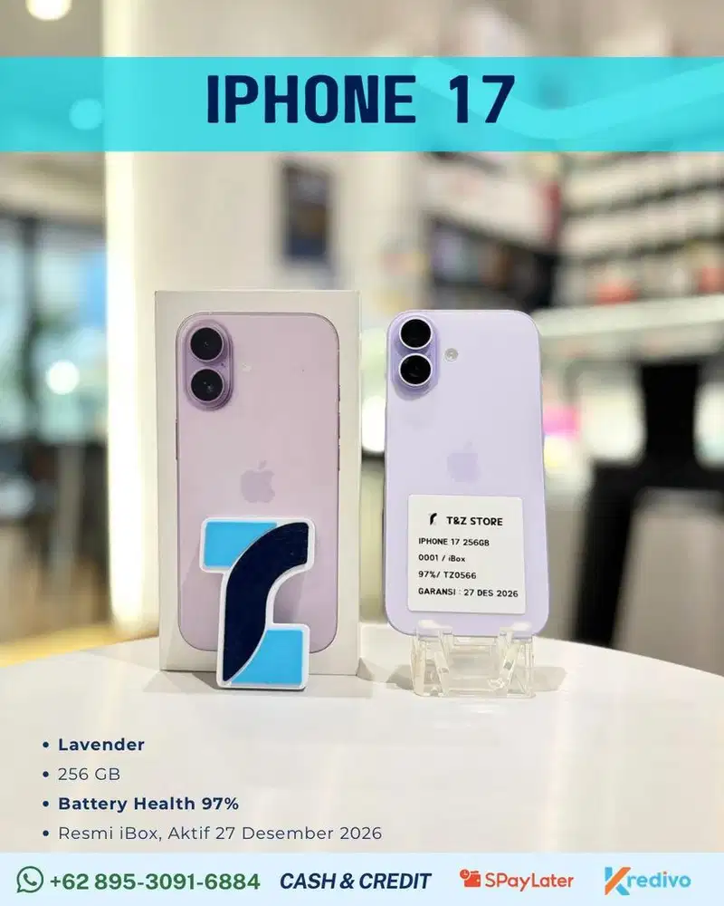 IPHONE 17 256GB - LAVENDER
