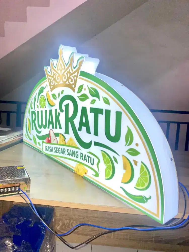 Neon Box Akrilik 1 Sisi Murah