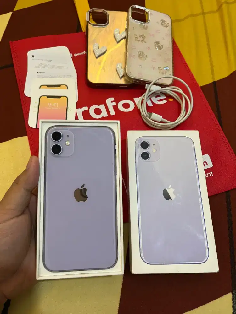 Iphone 11 64Gb ibox ( Purple ) Fullsat No minus BH 91%