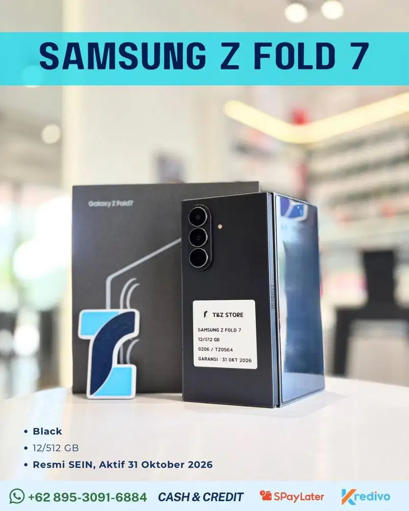 SAMSUNG Z FOLD 7 12/512GB - BLACK