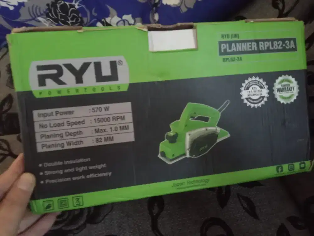 Mesin serut kayu ryu rpl 82 3A