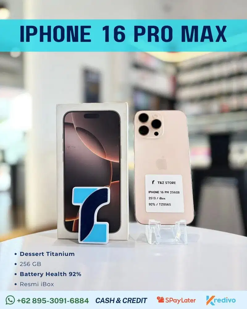 IPHONE 16 PROMAX 256GB - DESSERT TITANIUM