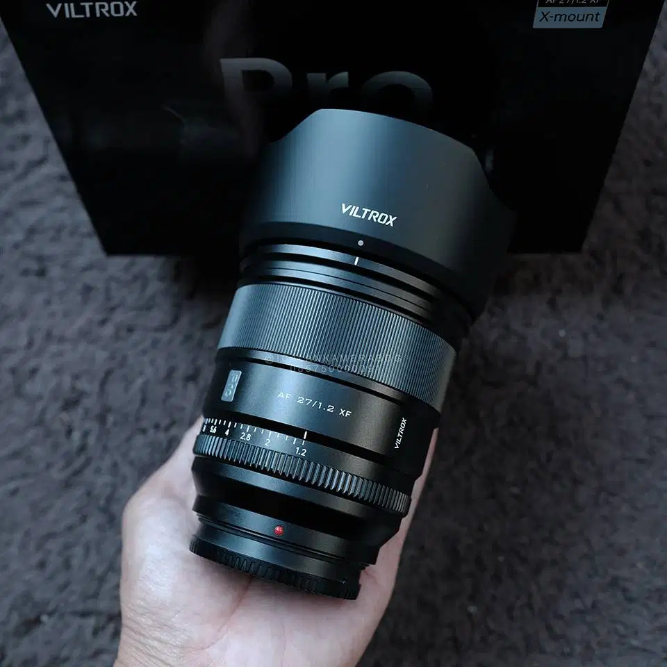 Viltrox AF 27mm F1.2 Pro Mulus Fullset Viltrox 27mm For Fujifilm