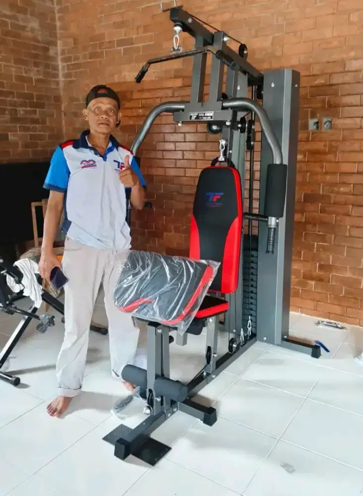 HOME GYM 1 SISI BEBAN 75 KG TLHG 009 ALAT FITNESS BARU