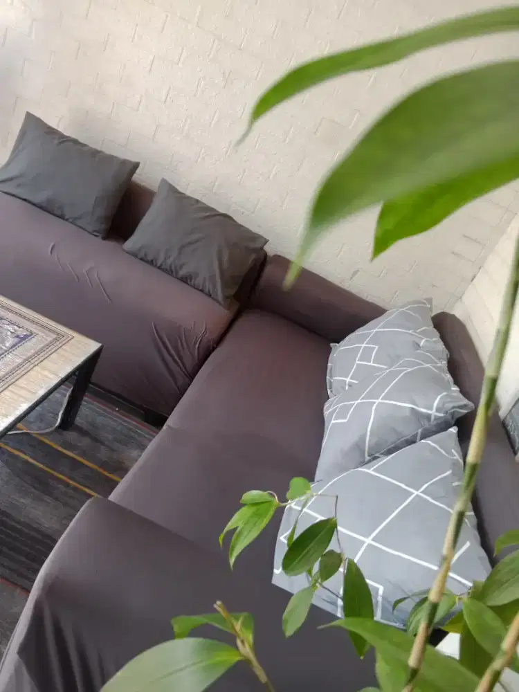 Sofa L putus & covernya