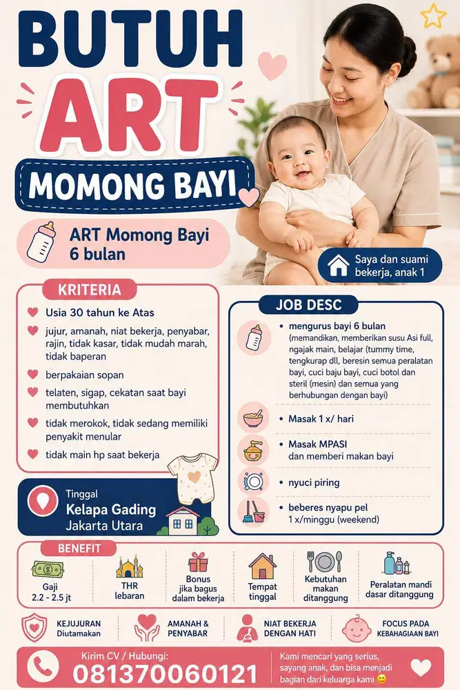 DICARI ART MOMONG BAYI NGINAP