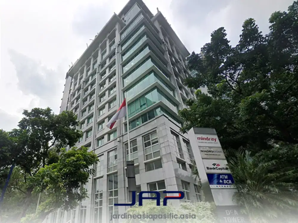 Kantor Area Mega Kuningan di Menara Dea II Luas 358.74 Sqm Bare dekat KRL