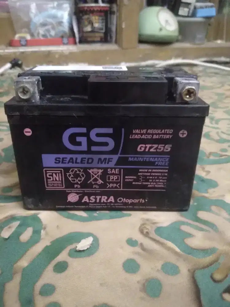 Aki motor GS type kering 12V 5ah