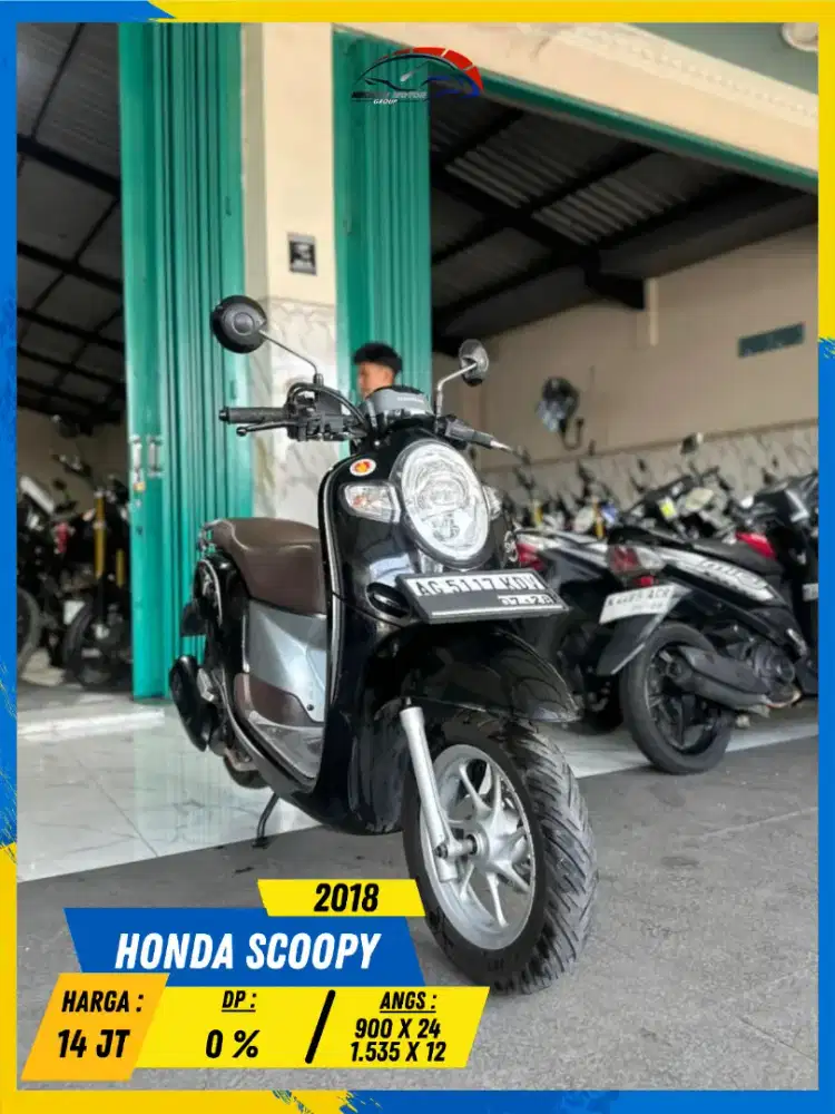 HONDA SCOOPY 2018 PLAT AG READY LURR HIKMAH MOTOR KEPUH MALANG
