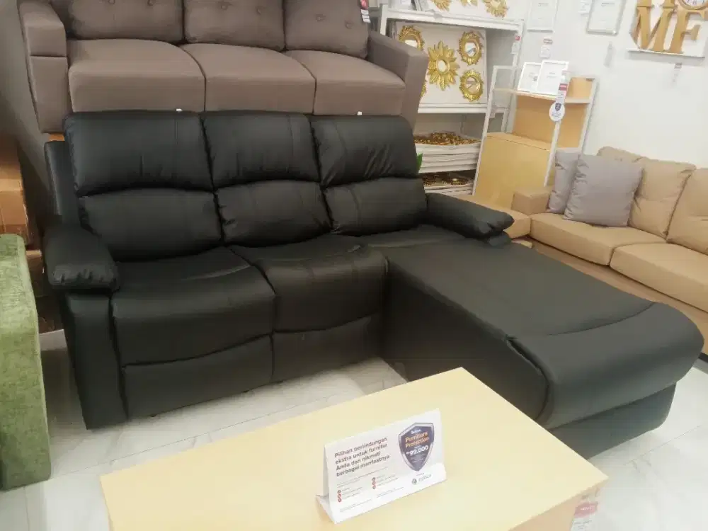 Sofa L dan recliner liverton