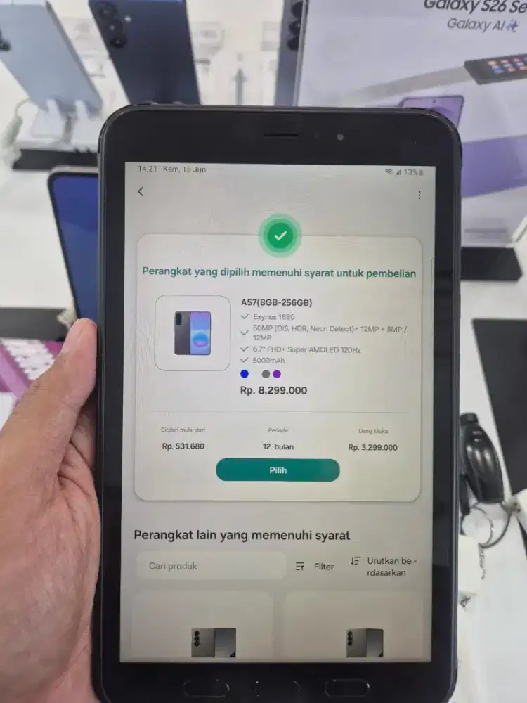 Kredit samsung, pake samsung finance bisa 0DP dan bunga ringan