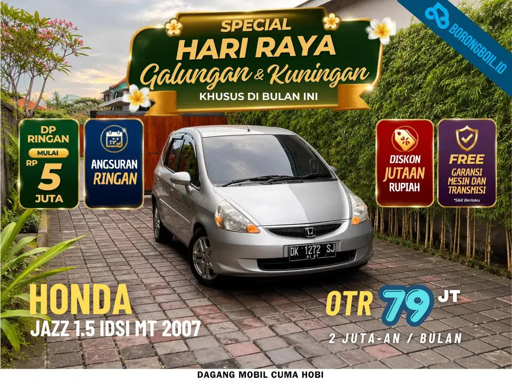 SIAP PAKAI! HONDA JAZZ 1.5 IDSI MT 2007