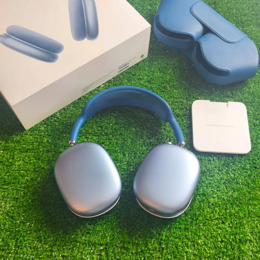 Airpods Max gen 1 (2020) Blue Kondisi 97% Kelengkapan fullset ori