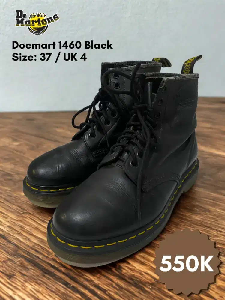 Sepatu Docmart 1460 black uk 4 / 37