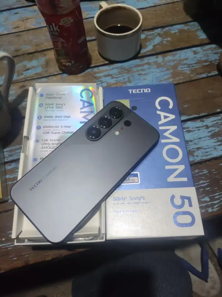 Tecno camon 50 ram 8/256 baru 10 hari