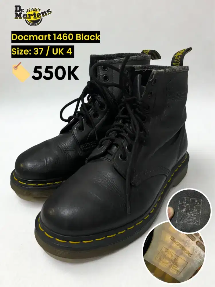 Sepatu Docmart 1460 black