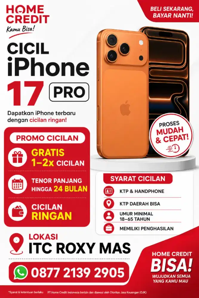 Promo cicilan iPhone 17 pro