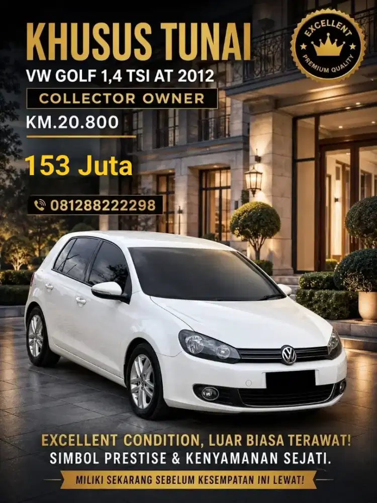 VW Golf 1,4 TSI 2012. KM.20.000