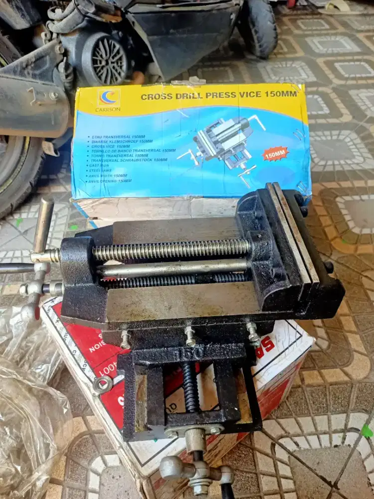 Cross drill press vice 150mm catok cross