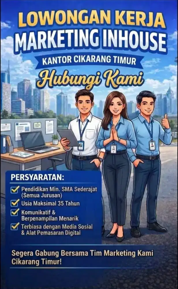 DI Butuhkan Marketing