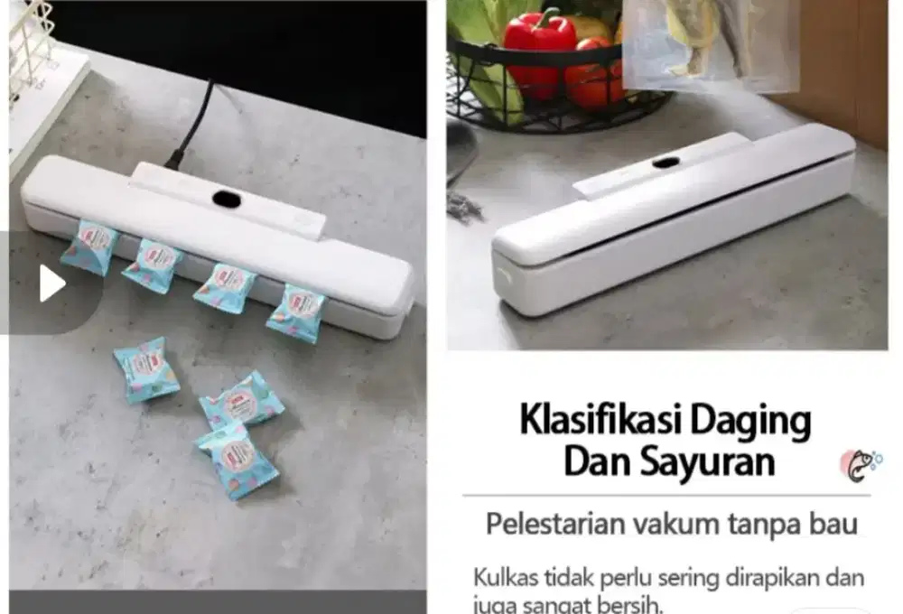 Koomas Vacum Sealer alat vacum makanan/makanan frozen